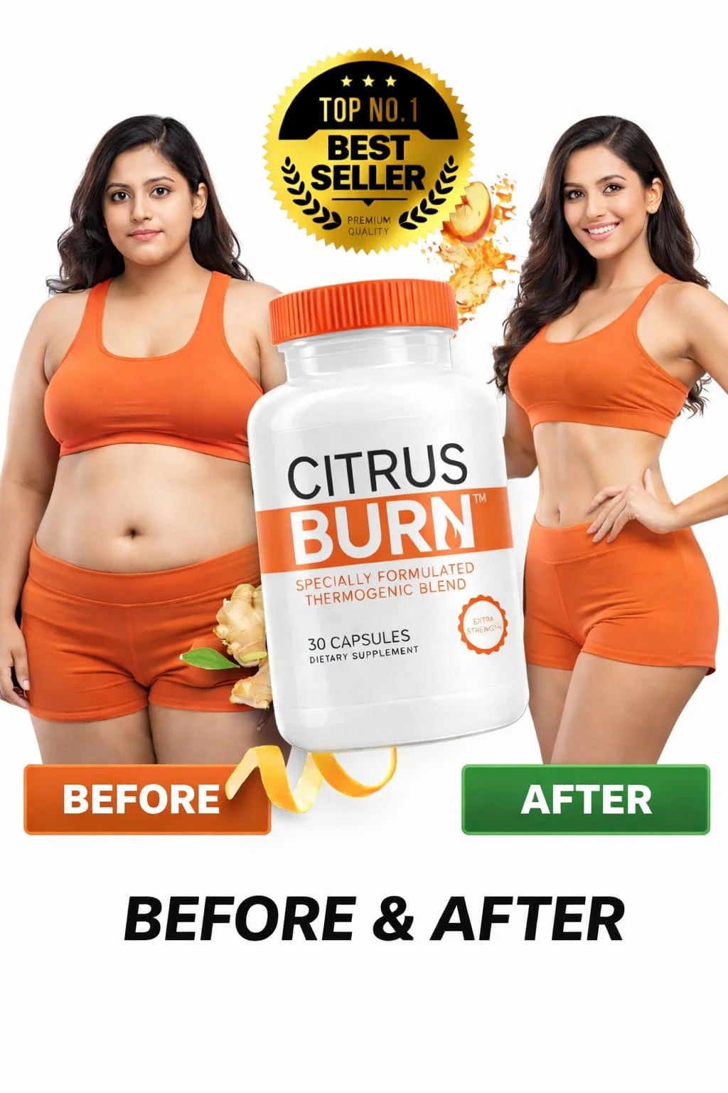 CitrusBurn Thermogenic Metabolism Support - Multi Bottle Package